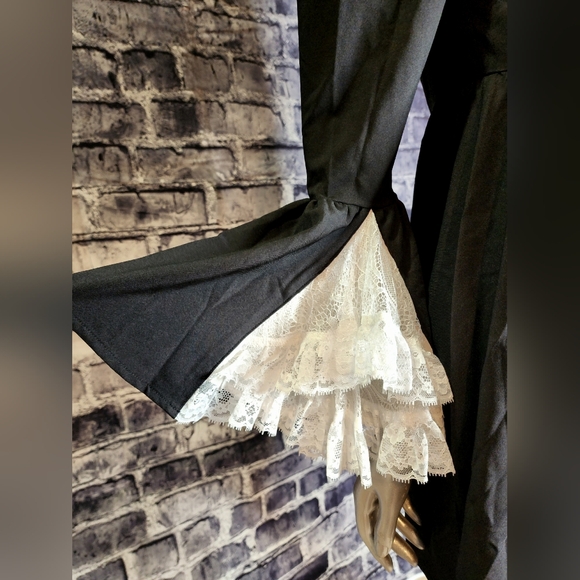 NWT! Cottage Witch Goth Lace Bell Sleeve Peasant Dress ~ by Dark In Love - Picture 7 of 12